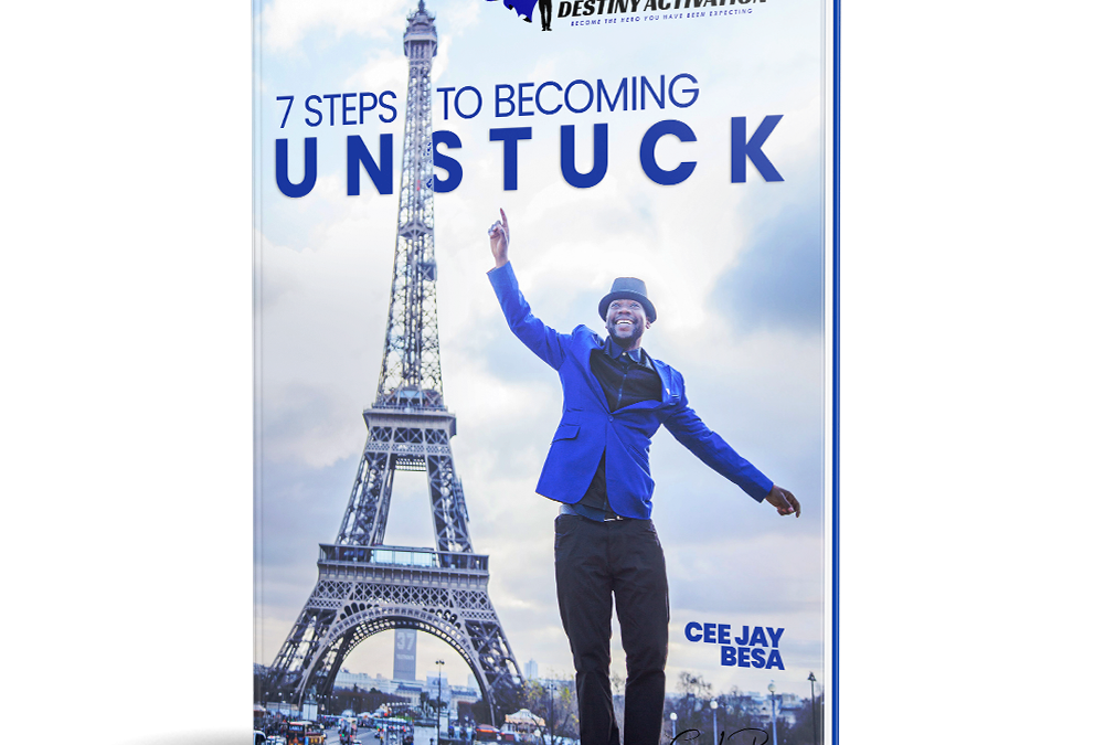 7 Steps To Becoming Unstuck – Book Cover Design